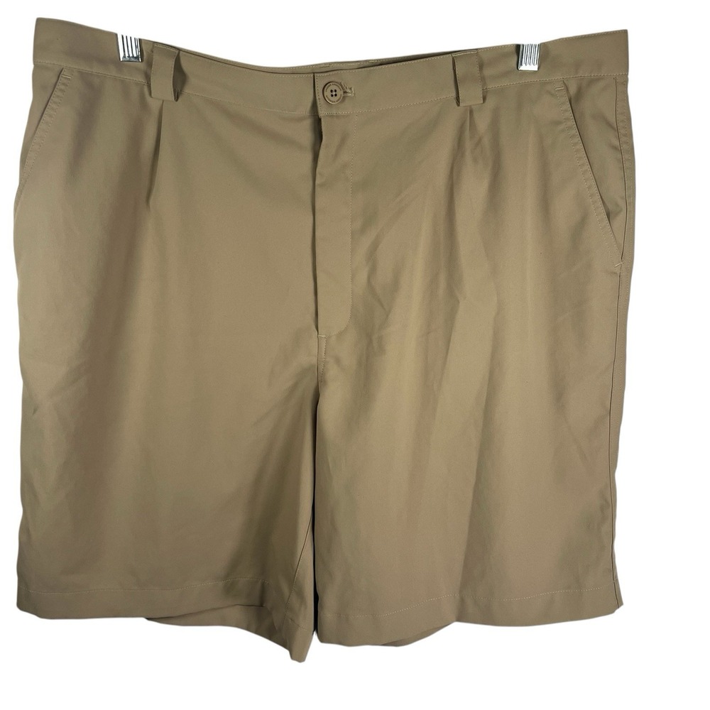 Under‎ Armour Performance Men 40R Khaki Polyester Golf Shorts